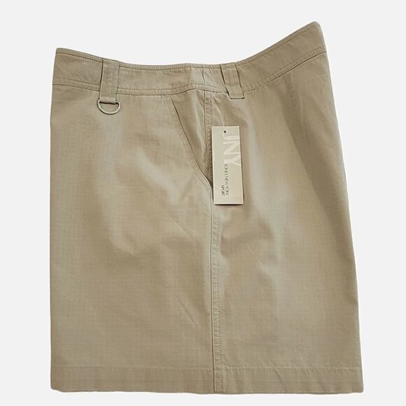 Jones New York Sport Tan 100% Cotton Cargo Shorts Size  16 - Picture 3 of 8